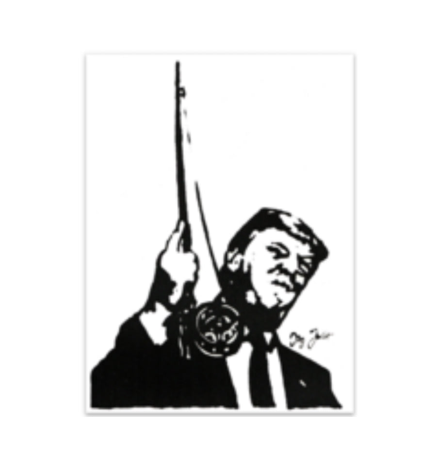 Trump Fly Fishing Decal