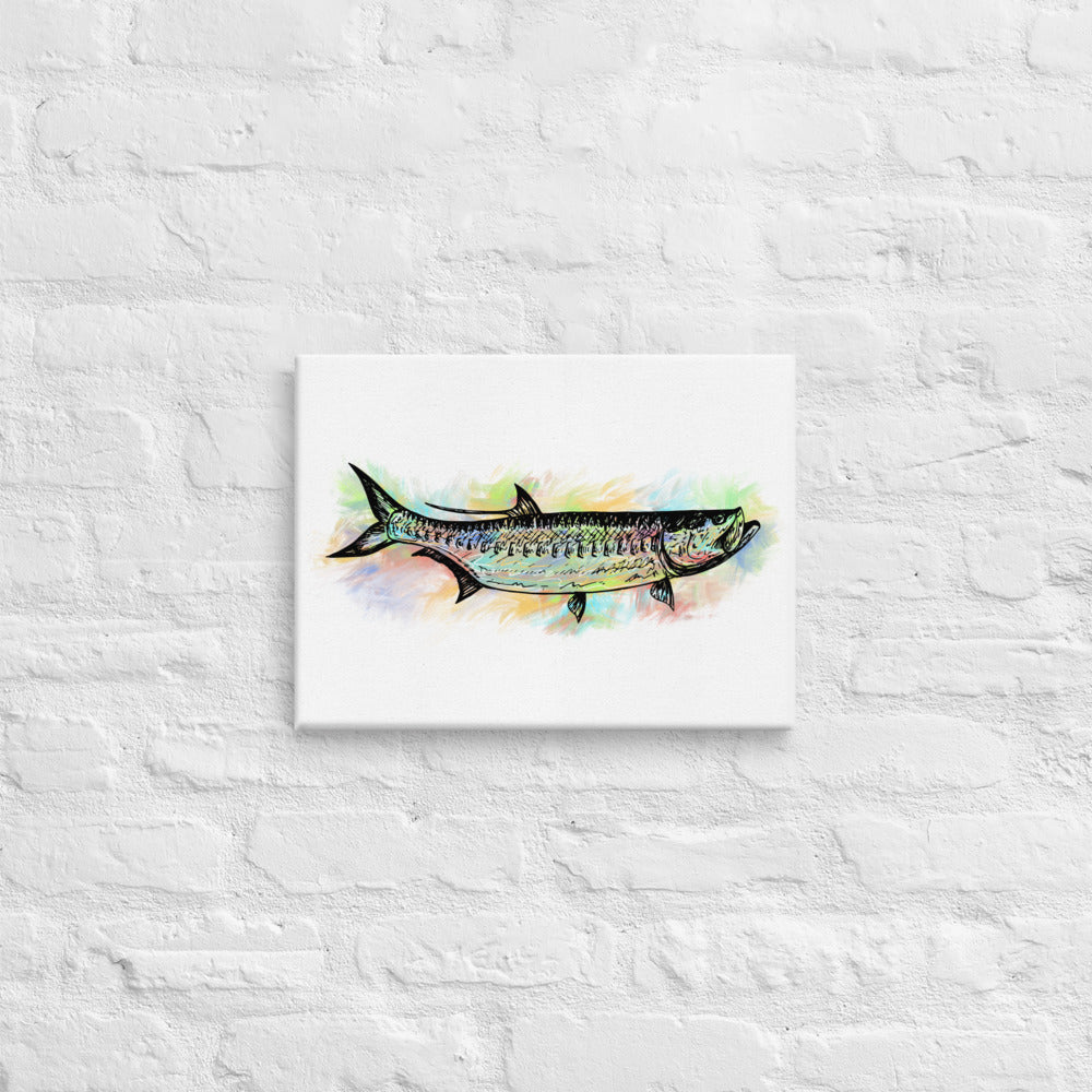 Funky Tarpon Canvas - Jaybo Art