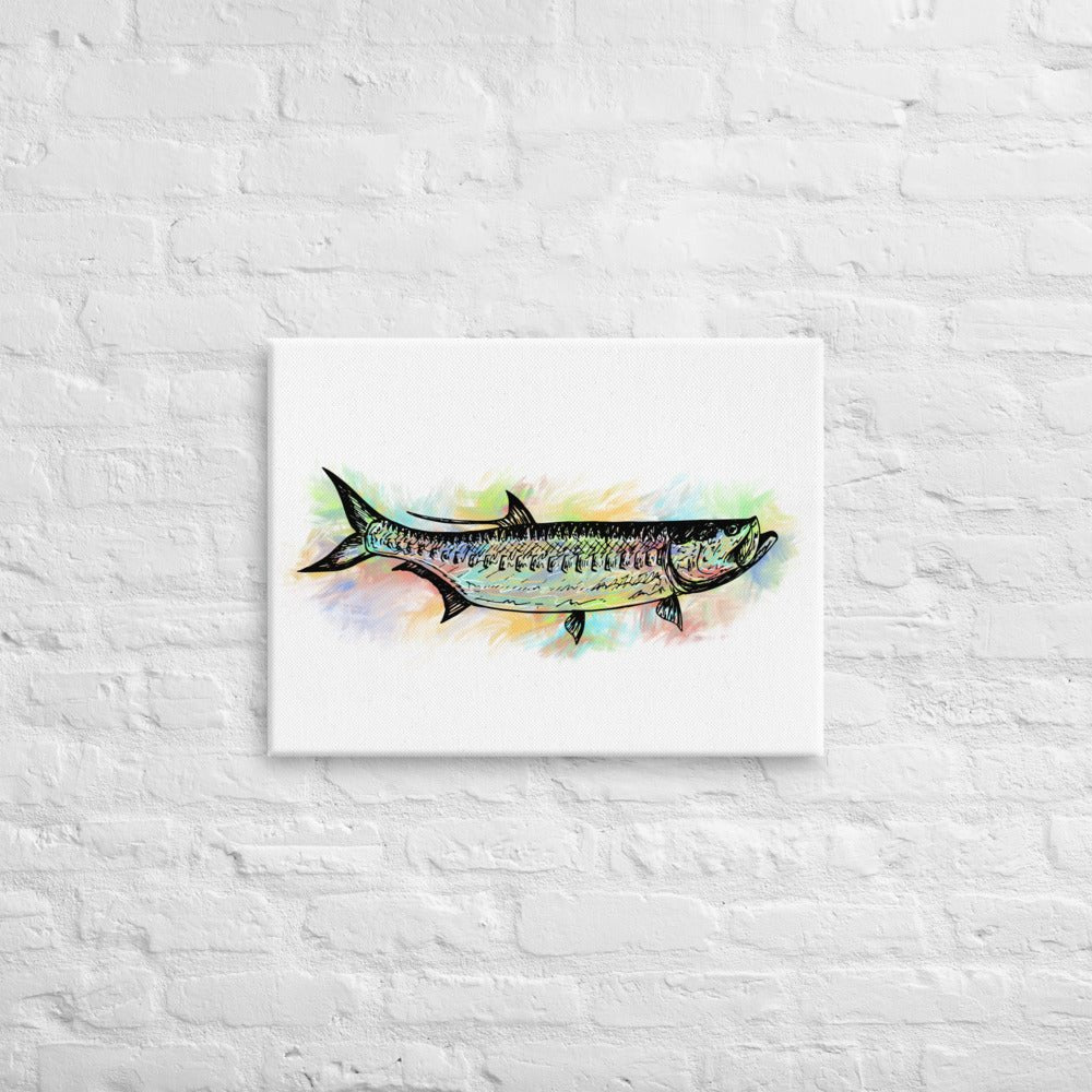 Funky Tarpon Canvas - Jaybo Art