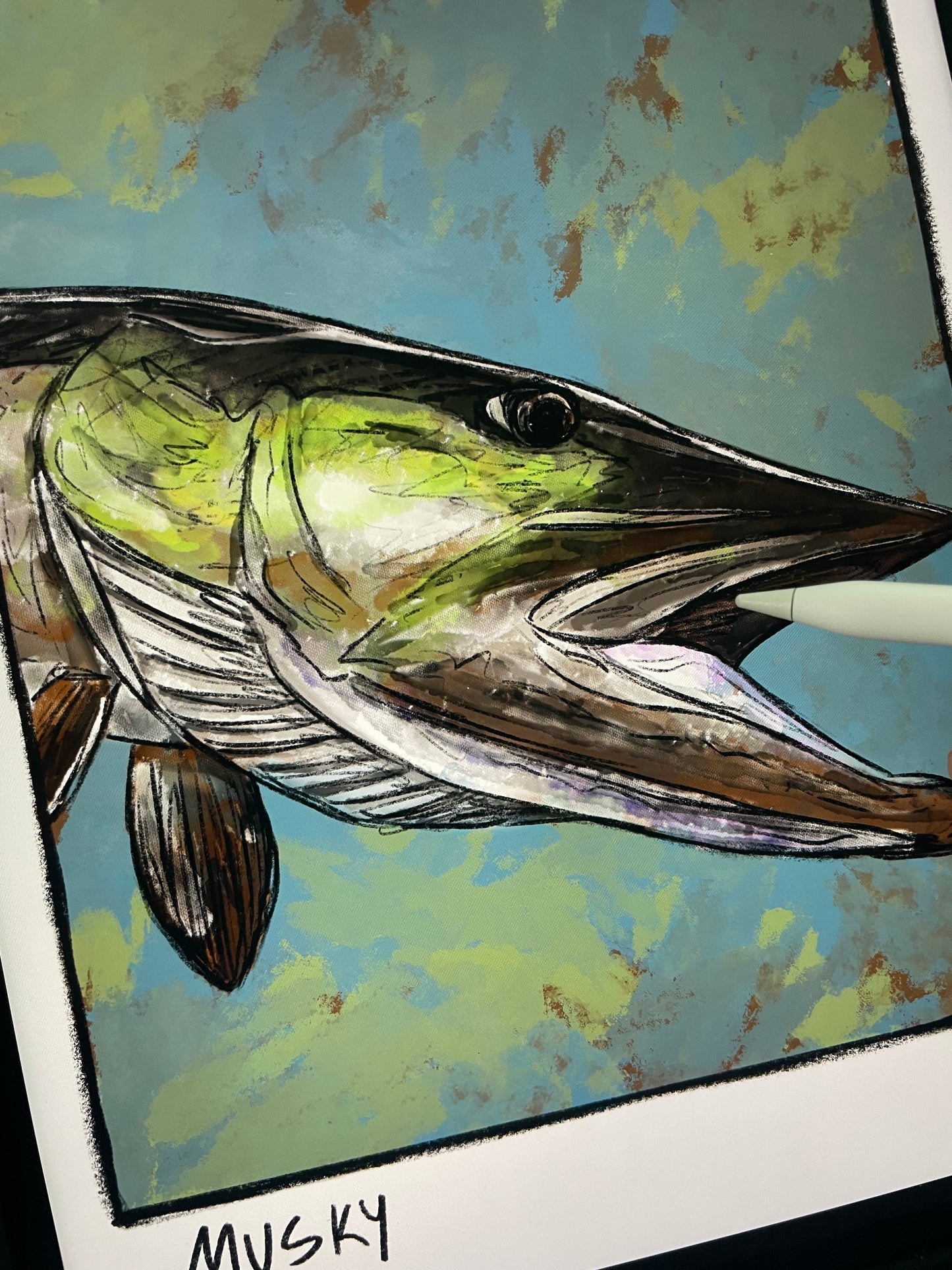 Musky Print Ed. of 100 (Frame not included)