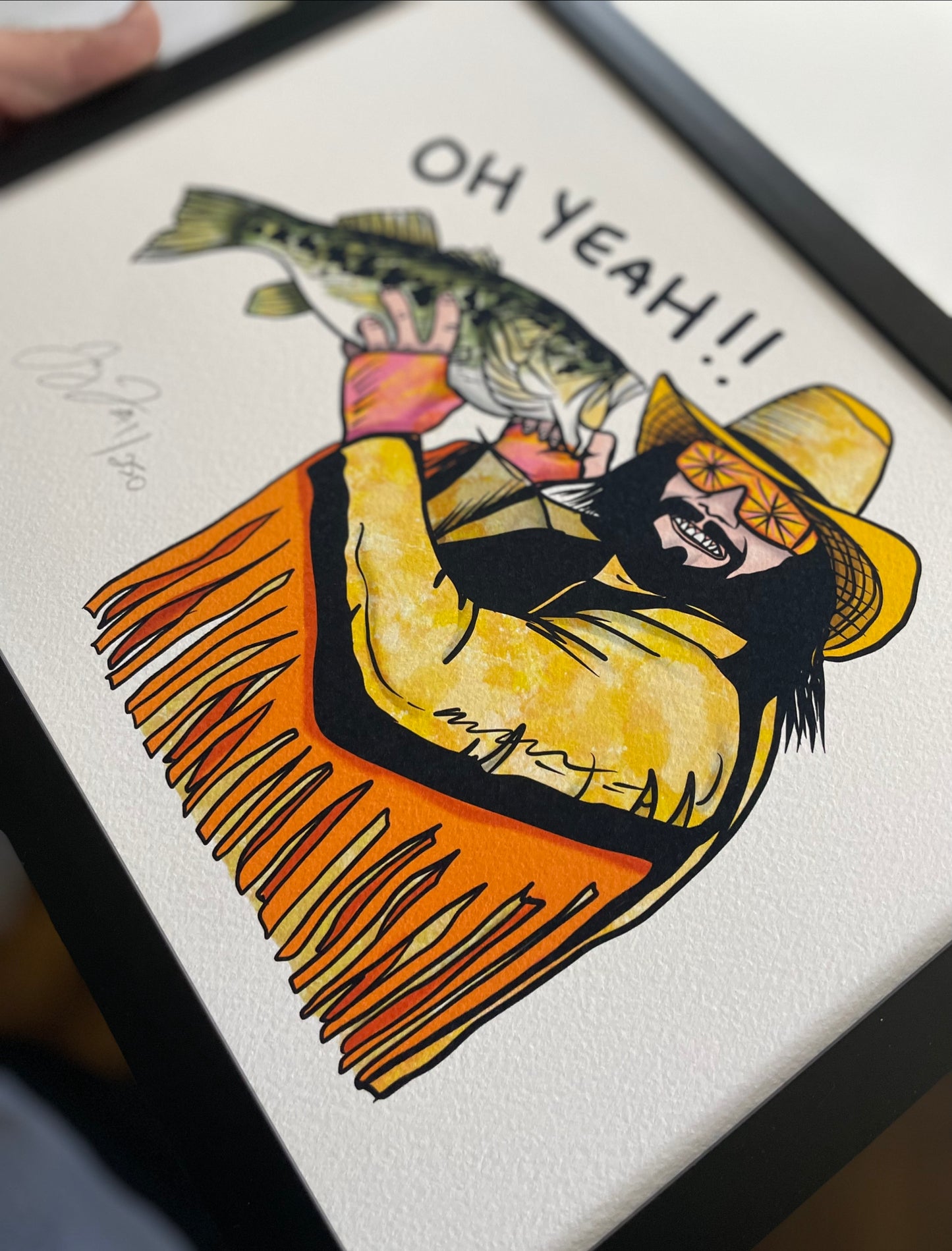 OH YEAH! Bass Print (Frame not Included)