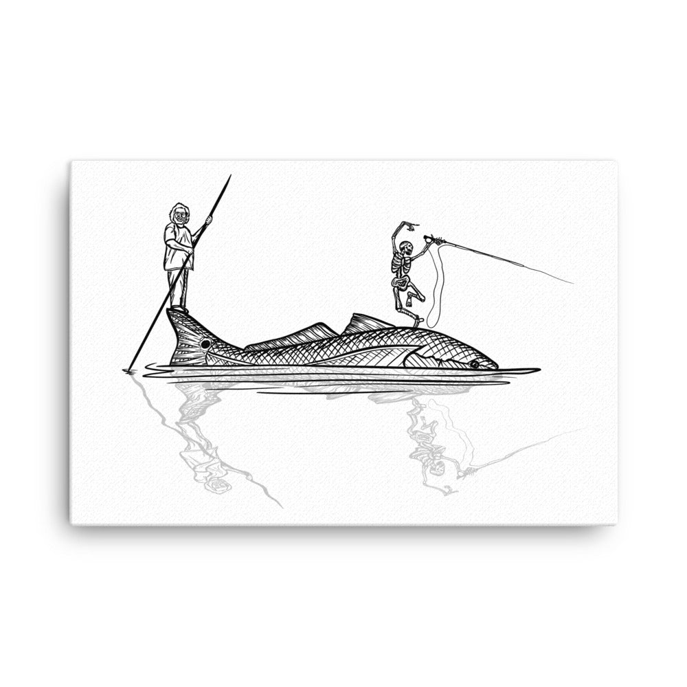 Jerry Poling Canvas Print - Jaybo Art