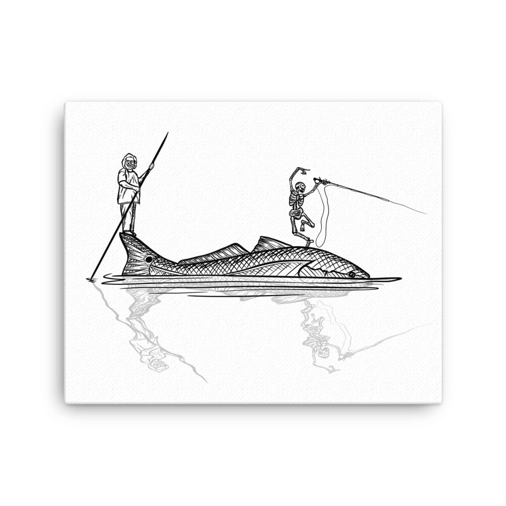 Jerry Poling Canvas Print - Jaybo Art