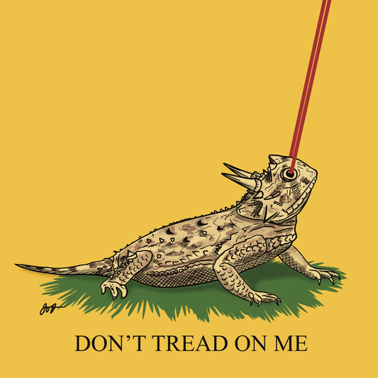 Horned Lizard Don't Tread on Me Design, 03/13/24, #1