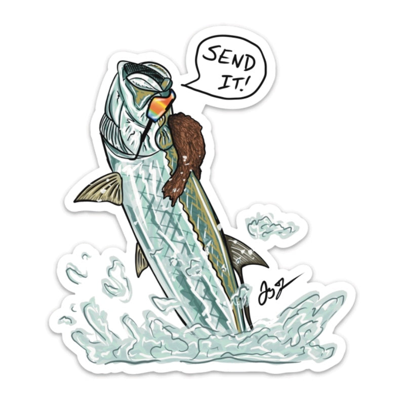 Send it Tarpon Decal