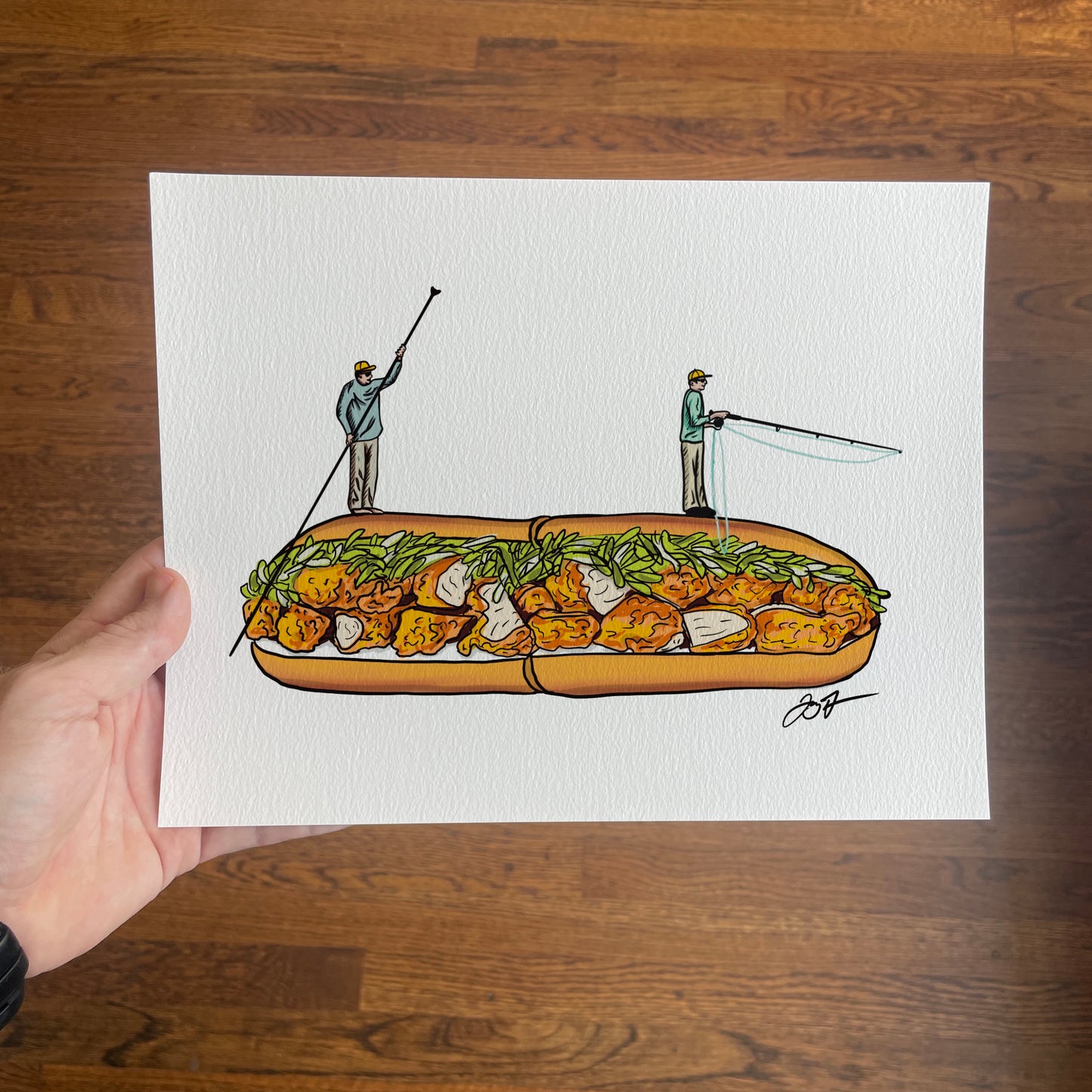 Pub Sub Skiff Open Edition Print