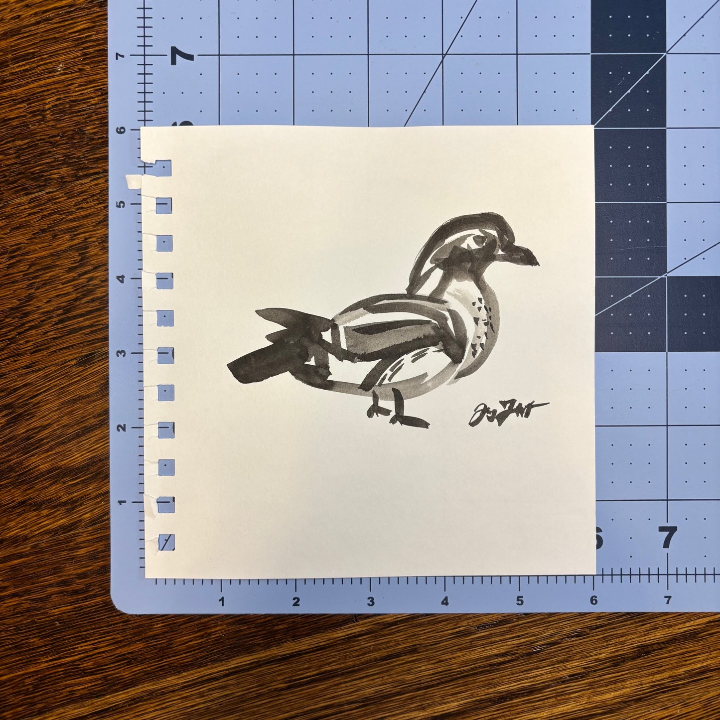Studio Sale Abstract Wood Duck Original