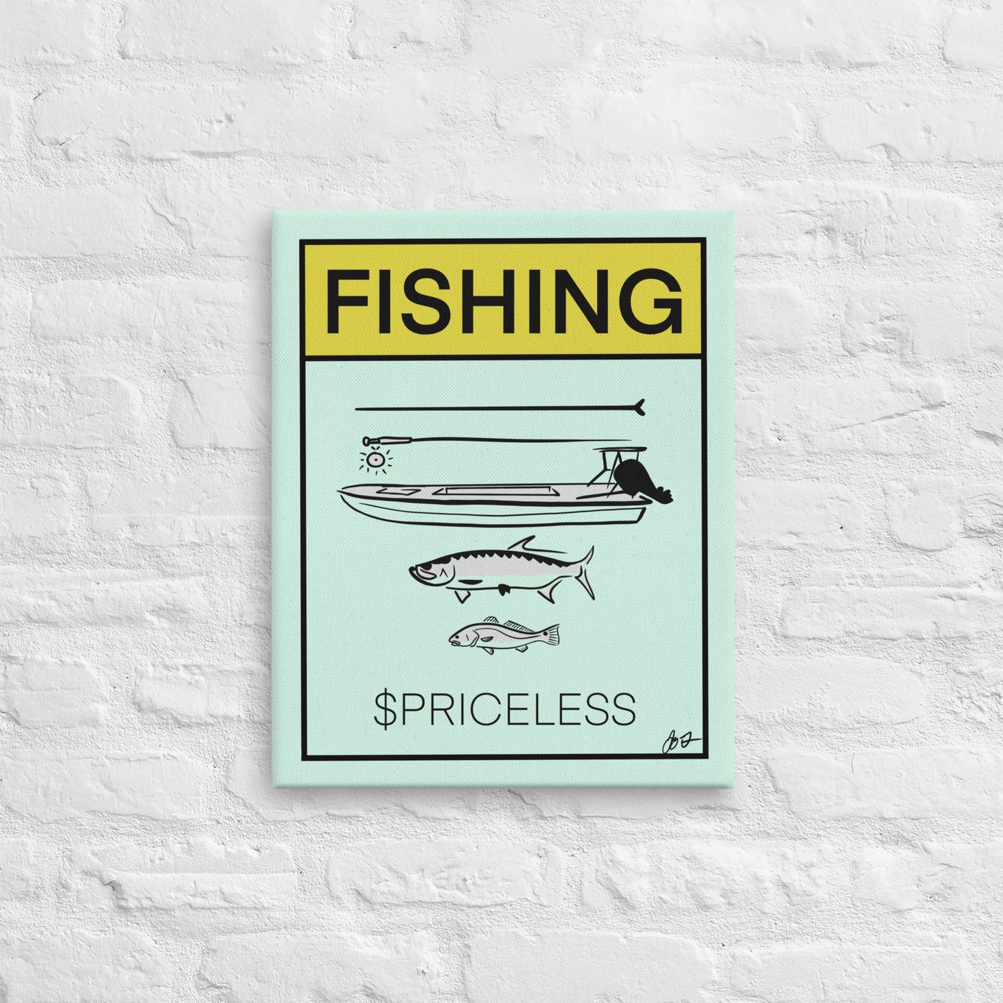 Fishing is Priceless Canvas