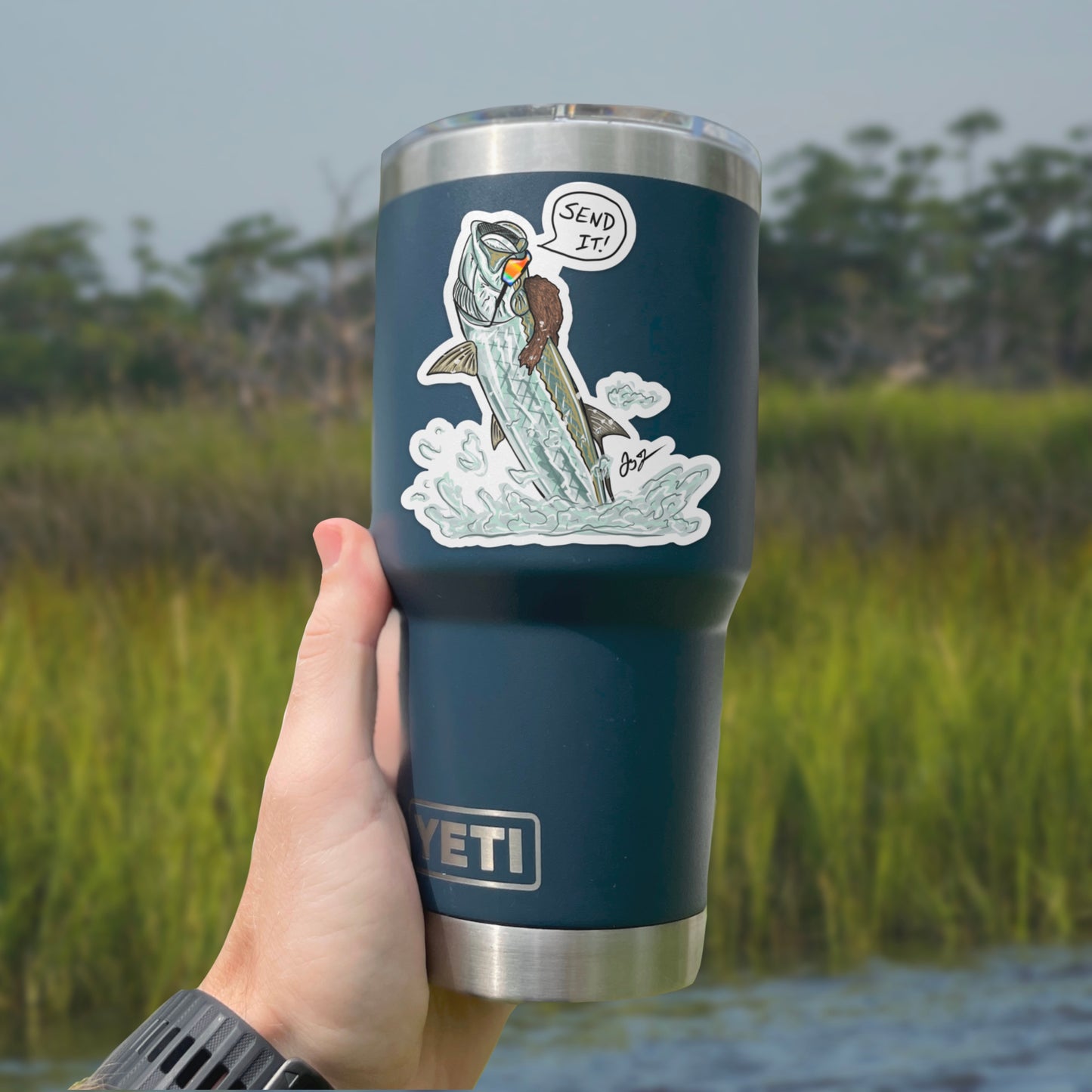Send it Tarpon Decal