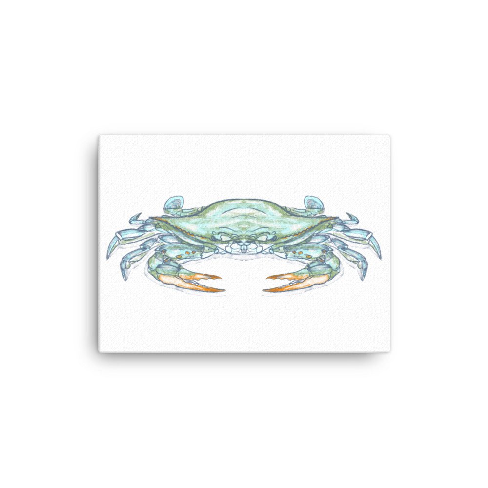 Blue Crab Canvas Print - Jaybo Art