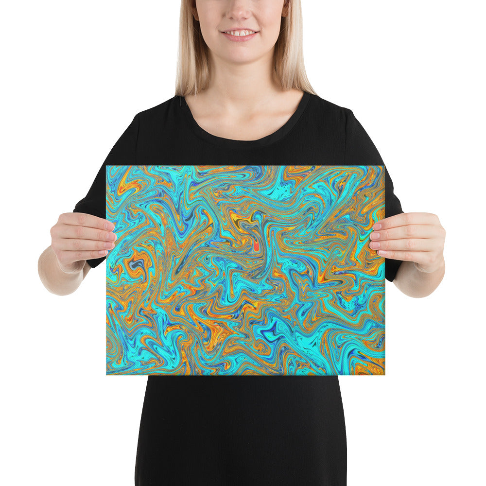 Trippy Abstract Canvas Print