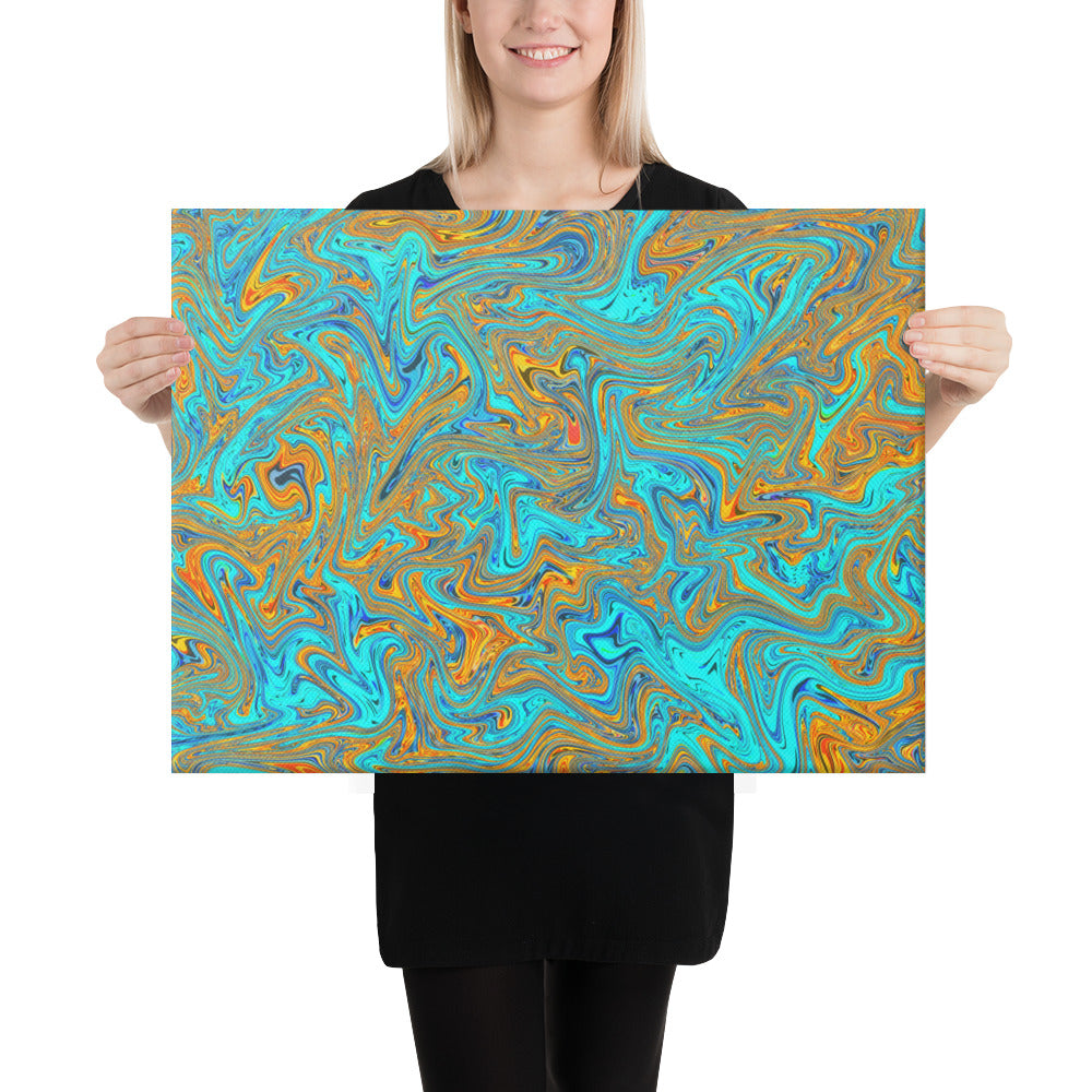 Trippy Abstract Canvas Print