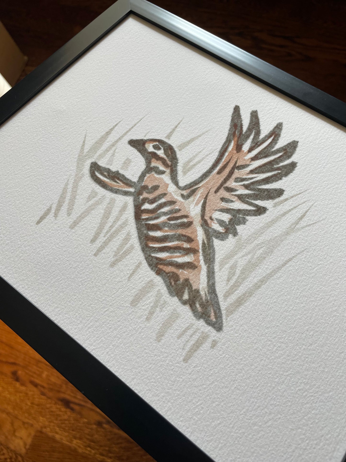 Open Edition: Vintage Quail Print (Frame not included)