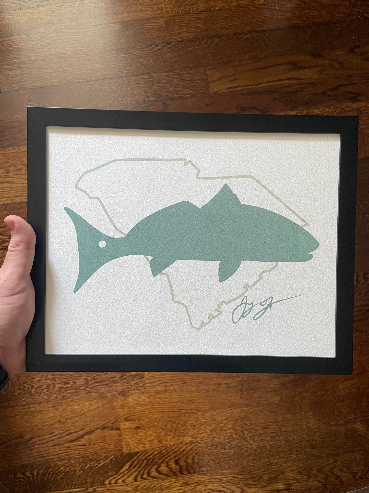 Open Edition: SC Redfish Print (Frame not included)