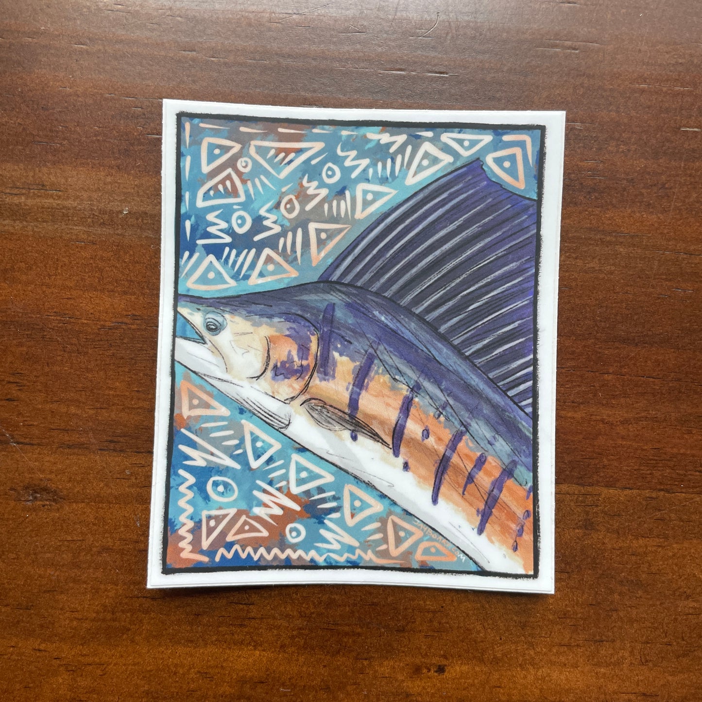 Wildlife Series: Sailfish Decal