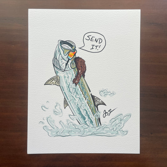 Open Edition: Send it Tarpon Print