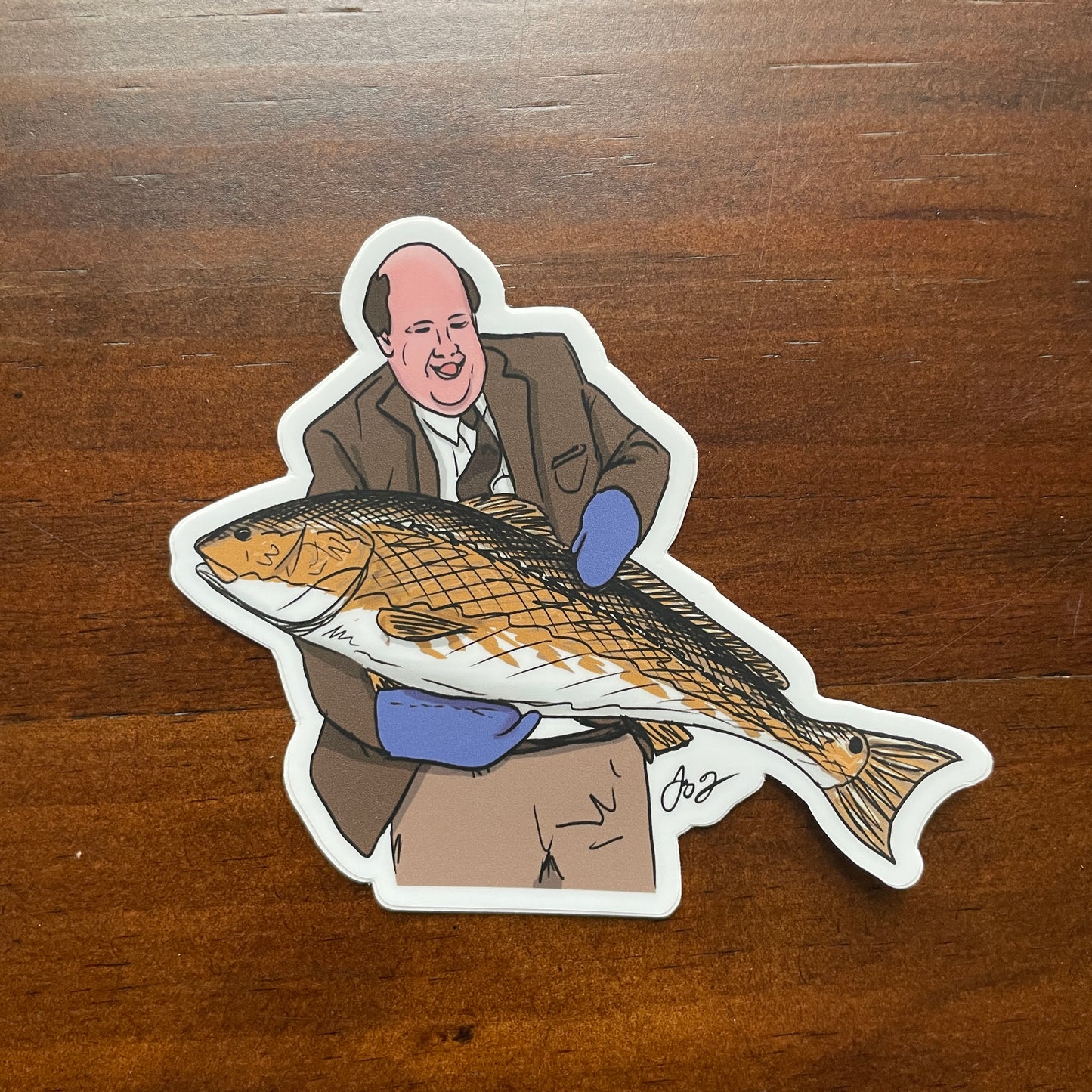 Kevin Chili Bull Redfish Decal