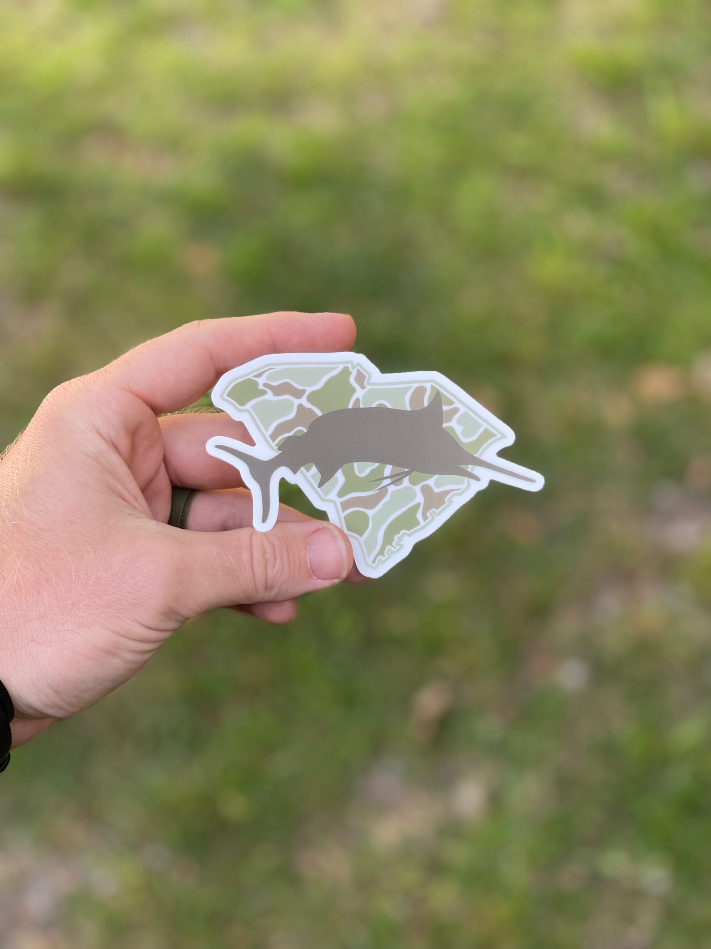 Simple SC Camo Marlin Decal