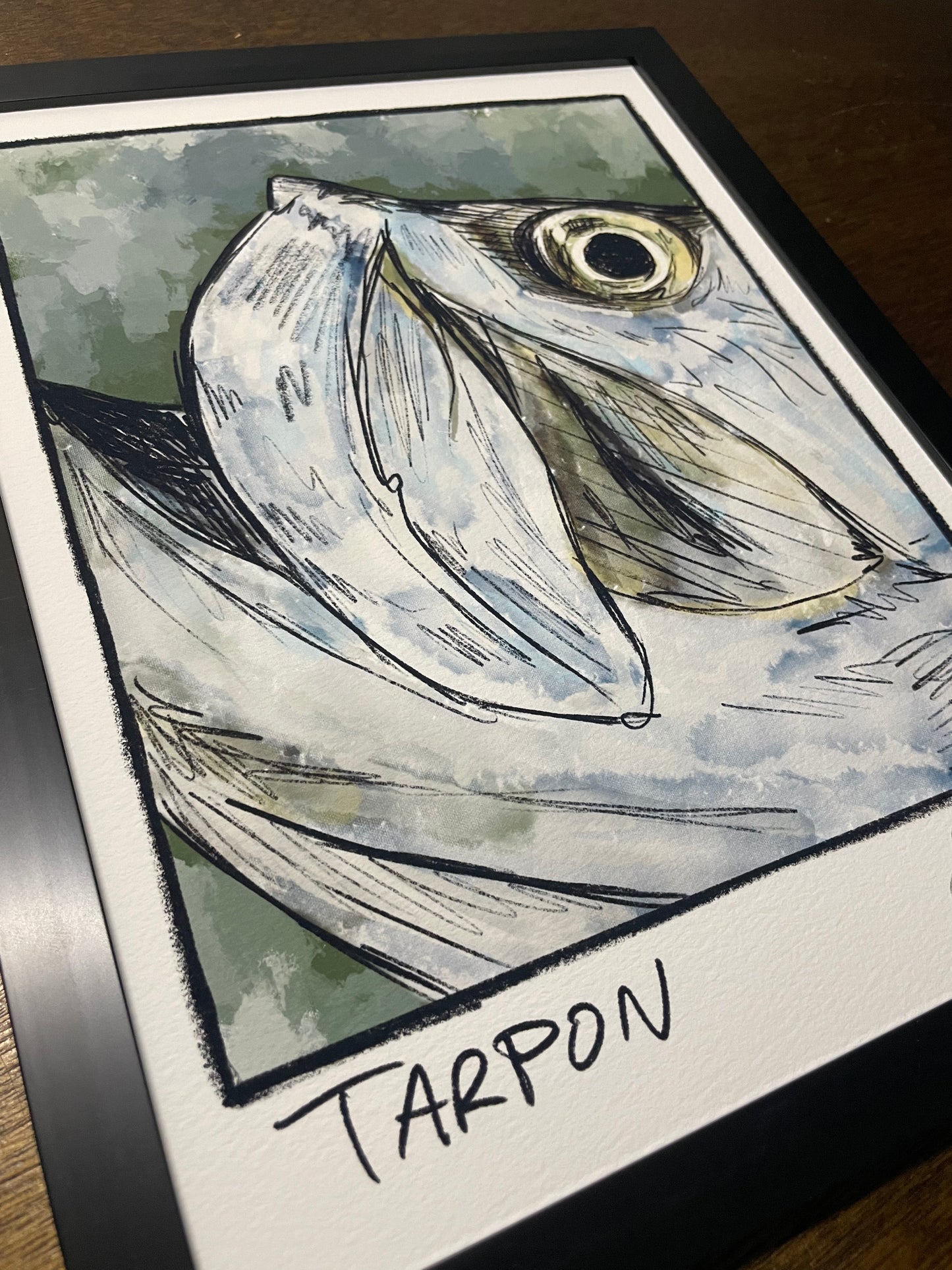 Tarpon Closeup Print Ed. of 100 (Frame not included)