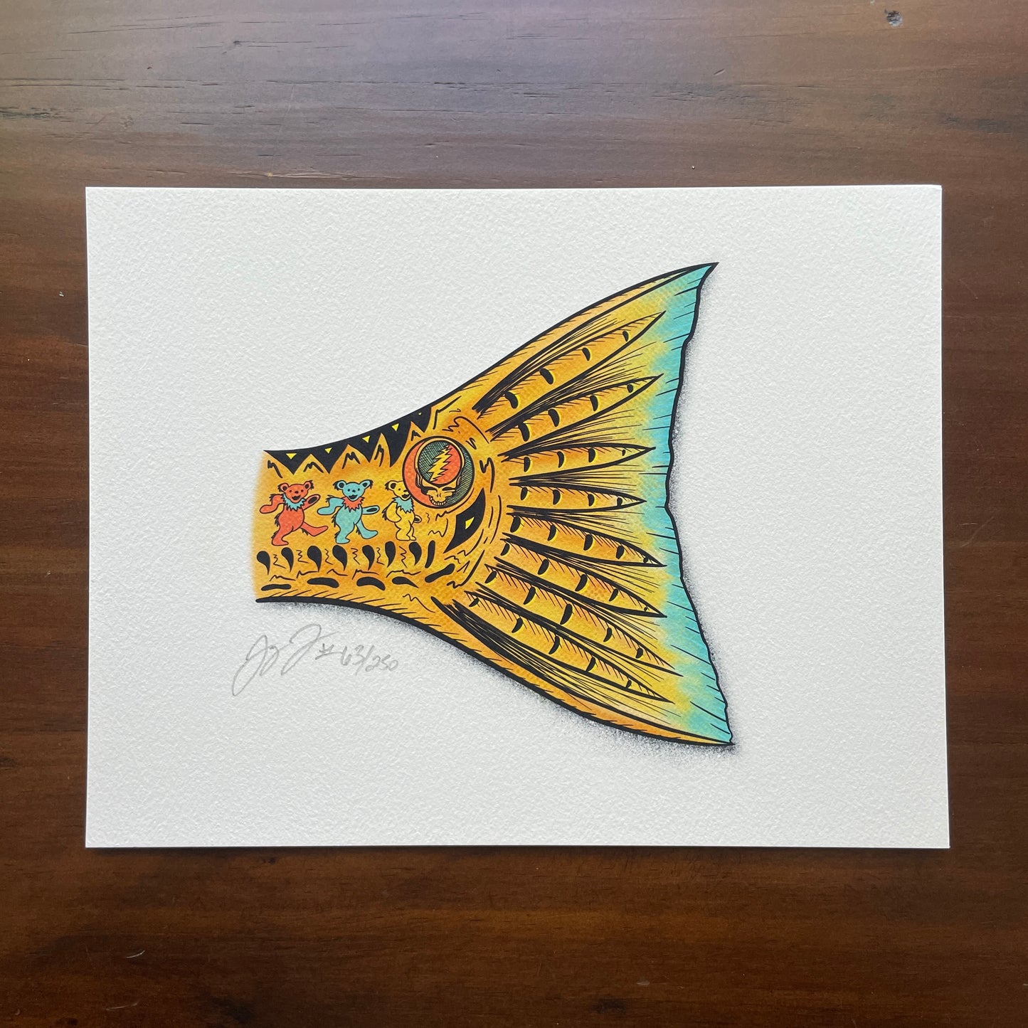 Redfish Tail Print