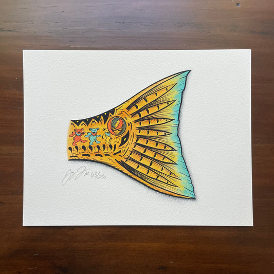 Redfish Tail Print