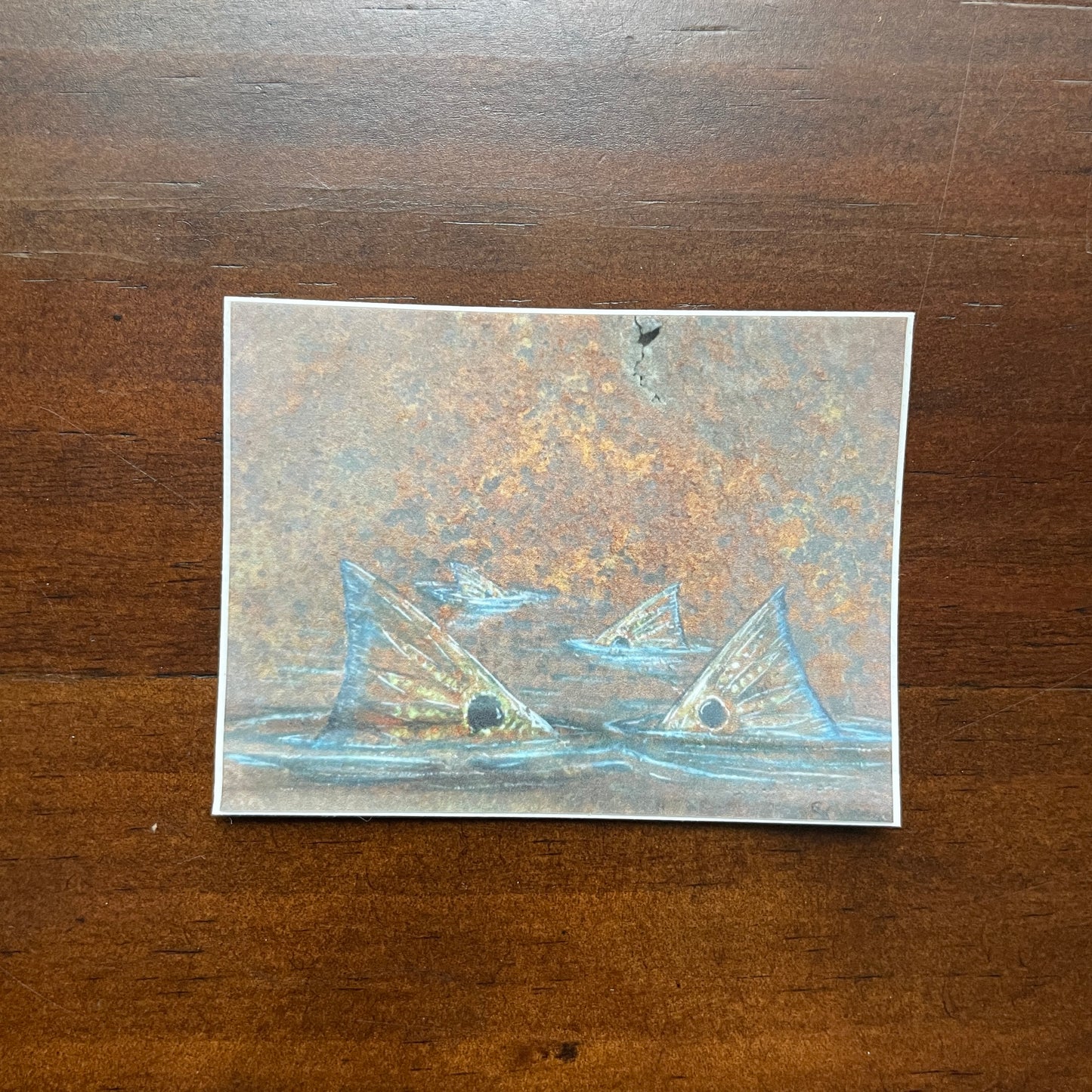 Rusty Redfish Decal