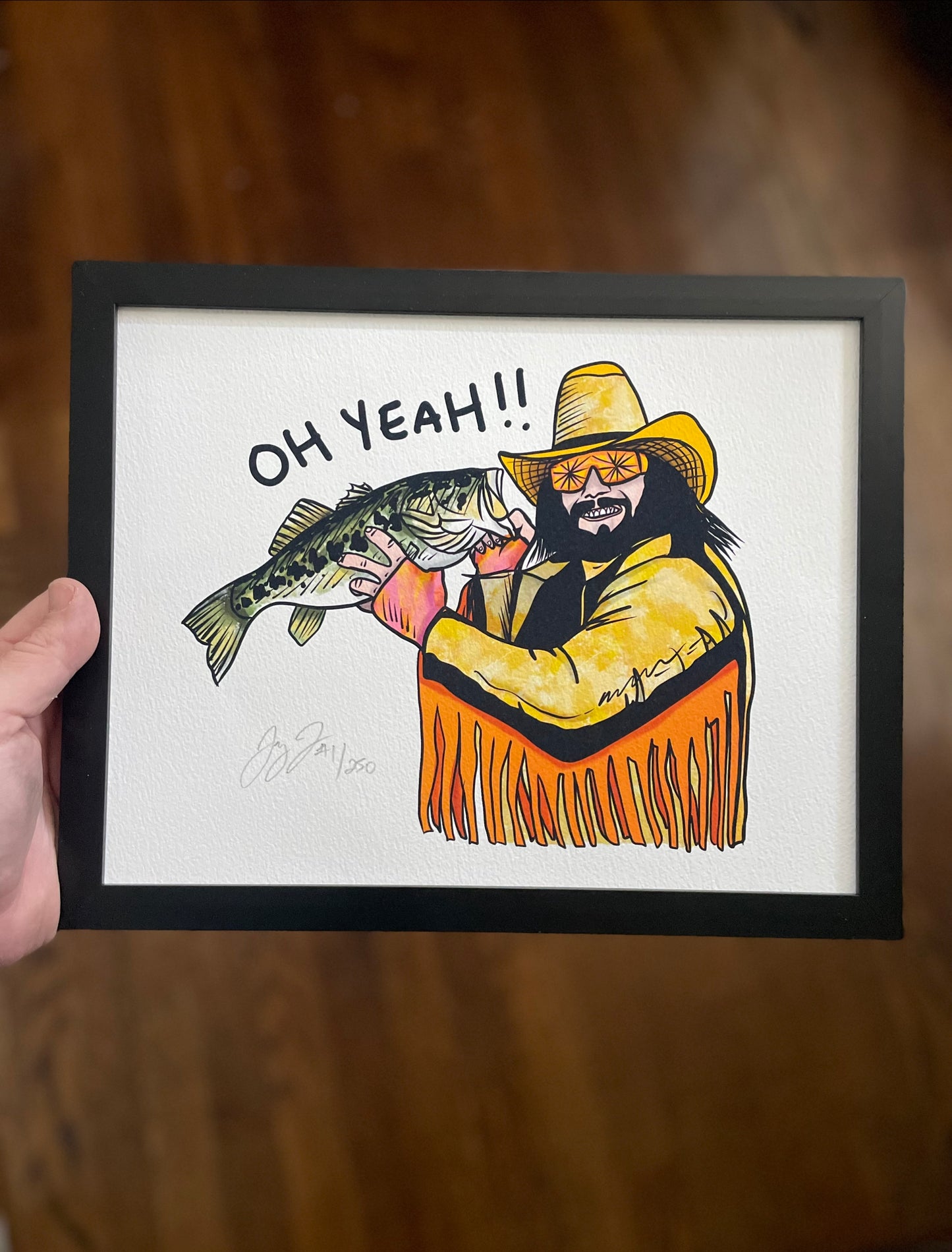 OH YEAH! Bass Print (Frame not Included)