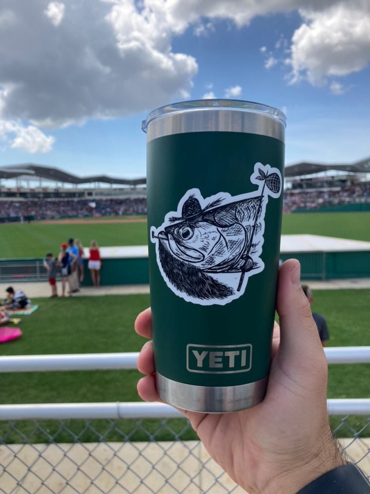Old Traveler Tarpon Decal - Jaybo Art