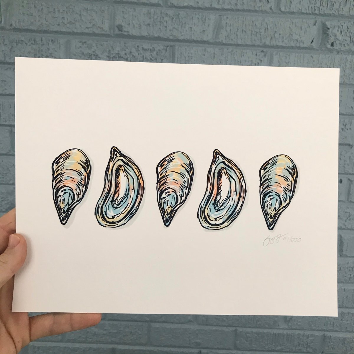 Southern Oyster Print - Jaybo Art