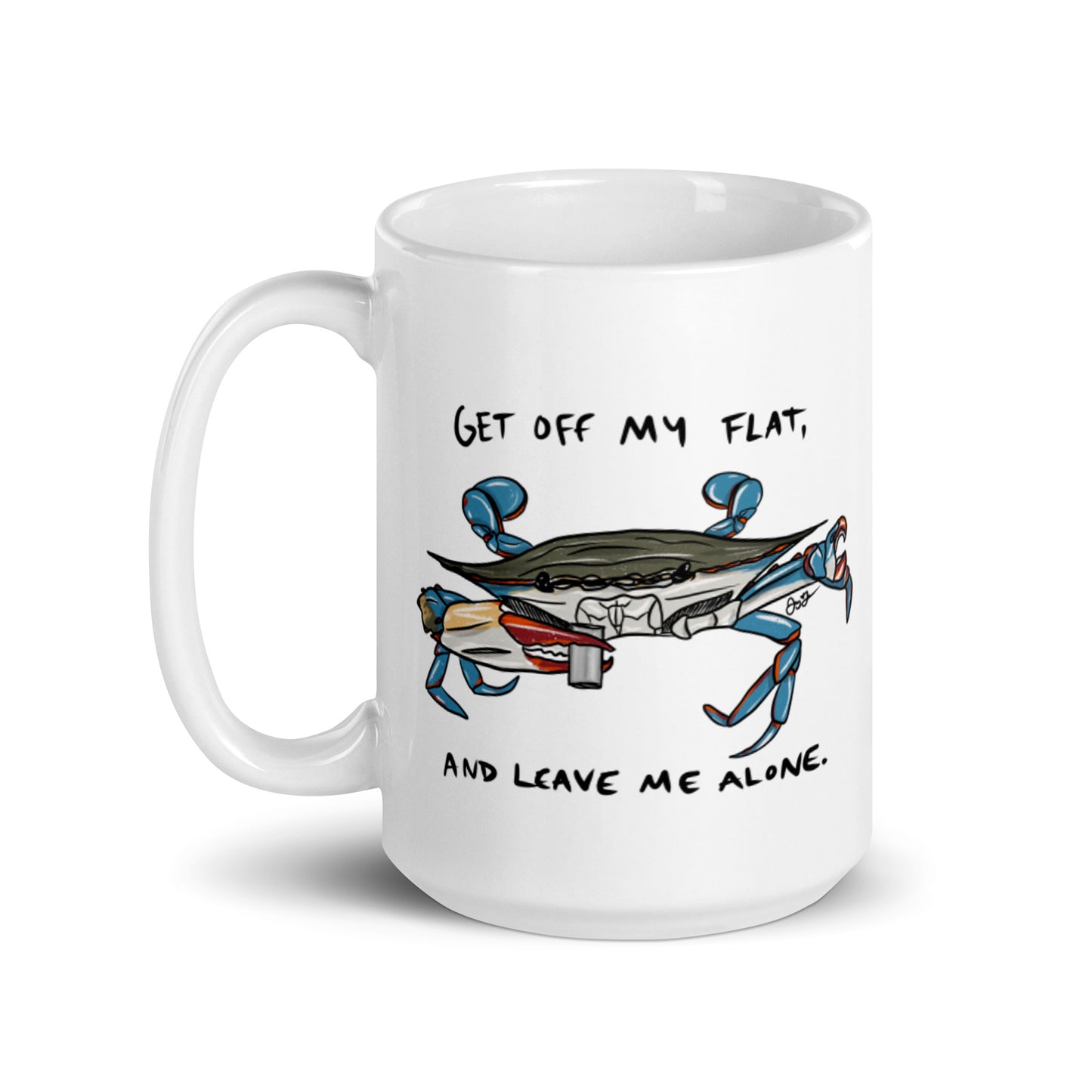 Get Off My Flat Coffee Mug
